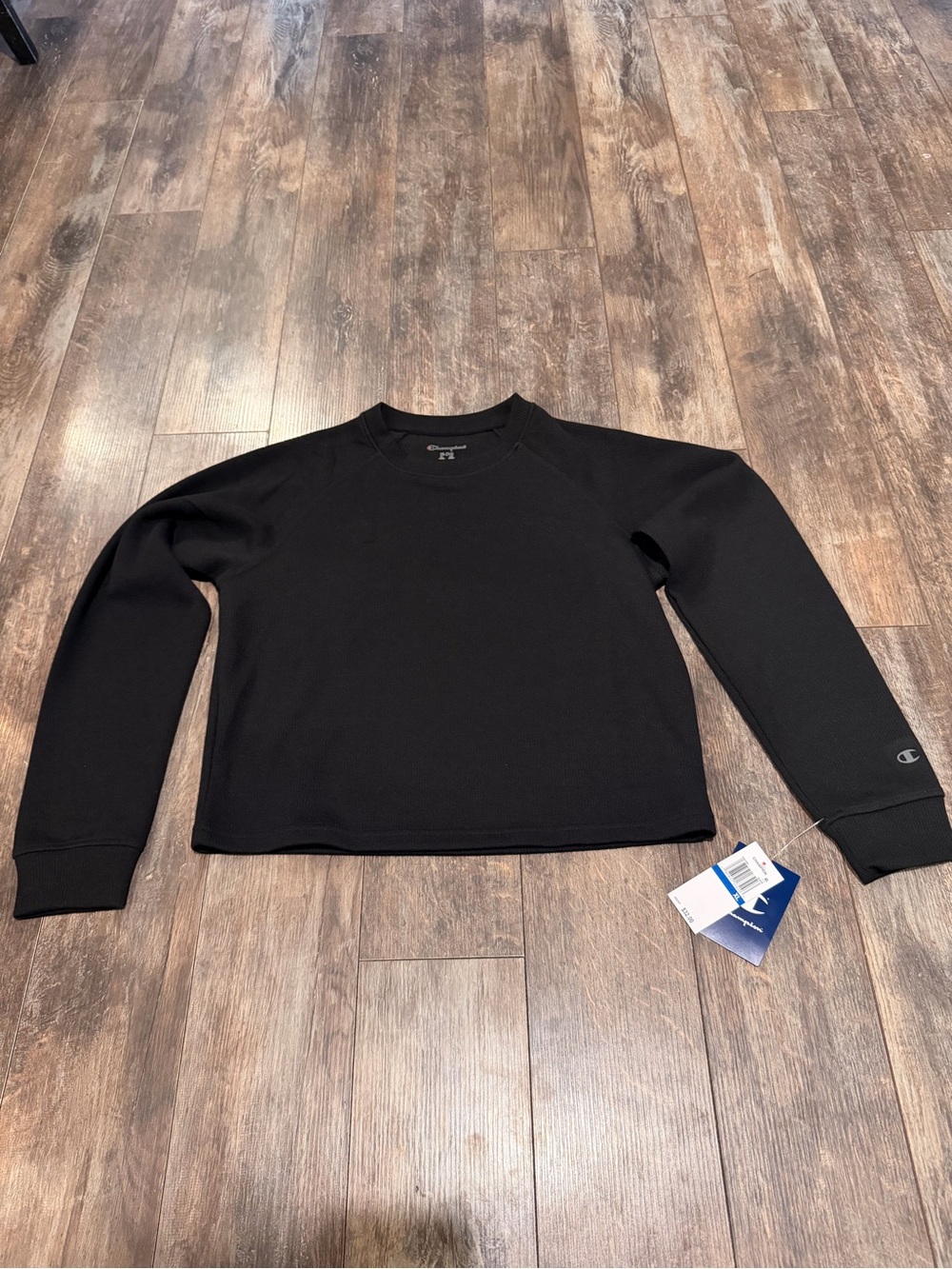 Champion Black Crewneck Sweatshirt for Kids